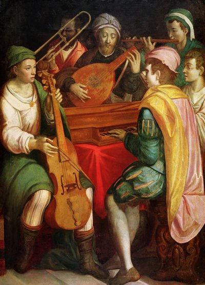 Un concerto, fine XVI secolo da Florentine School